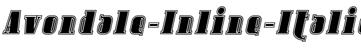 Avondale Inline Italic.ttf