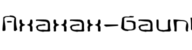 Axaxax Gaunt Regular.ttf