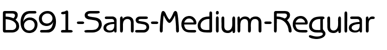 B691-Sans-Medium Regular.ttf
