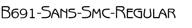 B691-Sans-Smc Regular.ttf