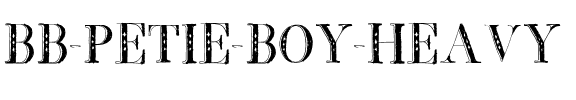 BB Petie Boy Heavy.ttf