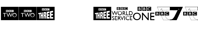 BBC TV Channel Logos Regular.ttf