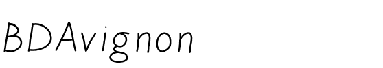 BDAvignon Medium.ttf
