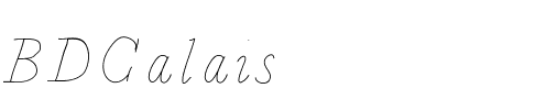 BDCalais Medium.ttf