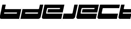 BDEject Italic.ttf