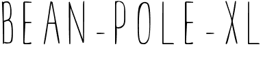 BEAN POLE XL Normal.ttf
