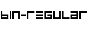 BIN Regular Regular.ttf