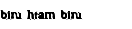 BIRU-HTAM-BIRU Normal.ttf