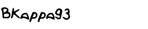 BKappa93 Medium.ttf