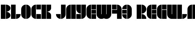  BLOCK JayeW73 Regular.ttf