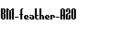BM feather A20.ttf