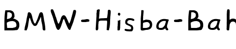 BMW Hisba Bahix Normal.ttf