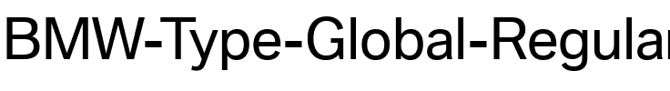BMW Type Global Regular Regular.ttf