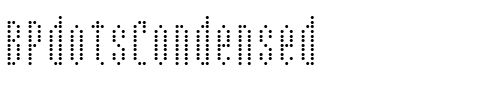BPdotsCondensed Regular.ttf