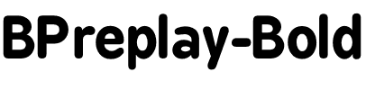 BPreplay Bold.otf
