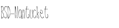 BSD Nantucket Regular.ttf