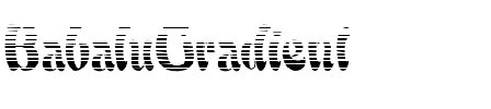 Babalu Gradient Regular.ttf