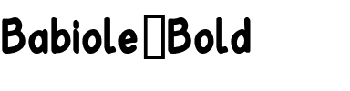 Babiole Bold.ttf