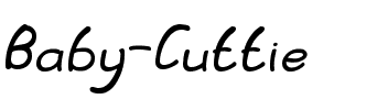 Baby Cuttie Normal.ttf