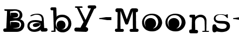 Baby Moons Baby Moons Bold.ttf