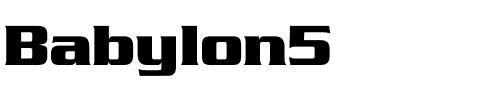 Babylon5 Regular.ttf