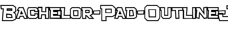 Bachelor Pad Outline JL Regular.ttf
