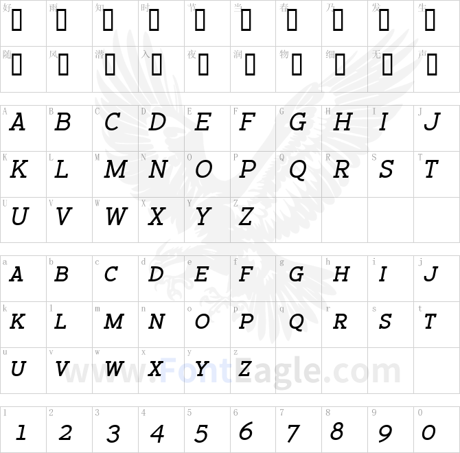 BacktalkSerif-BTN-SC-BoldOblique