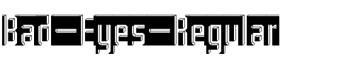 Bad Eyes Regular.ttf