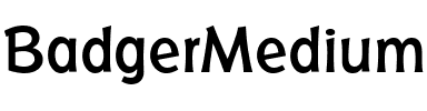 BadgerMedium Roman.ttf