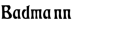 Badmann Regular.ttf