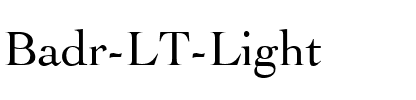 Badr LT Light Regular.ttf
