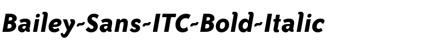 Bailey Sans ITC Book Bold Italic.ttf