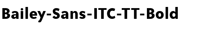 Bailey Sans ITC TT Bold.ttf
