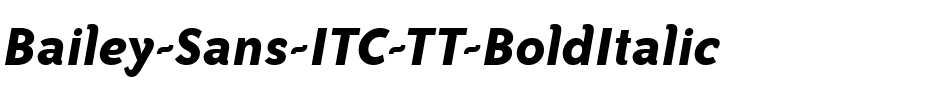 Bailey Sans ITC TT BoldItalic.ttf