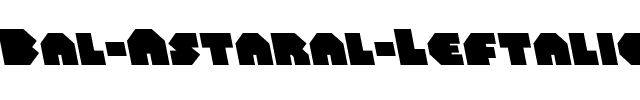 Bal-Astaral Leftalic Italic.ttf