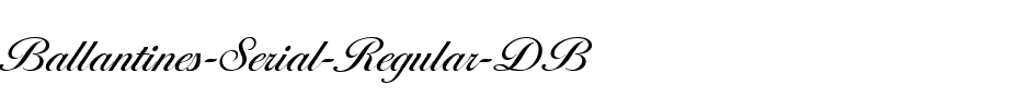 Ballantines-Serial DB Regular.ttf