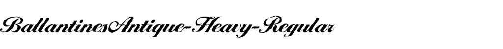 BallantinesAntique-Heavy Regular.ttf
