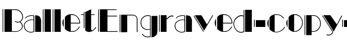 BalletEngraved Regular.ttf