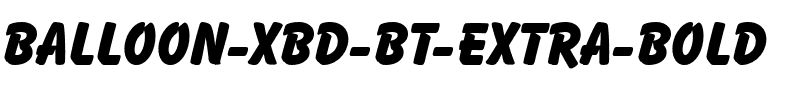 Balloon XBd BT Extra Bold.ttf
