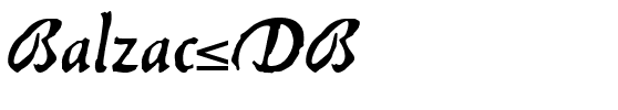 Balzac DB Medium.ttf
