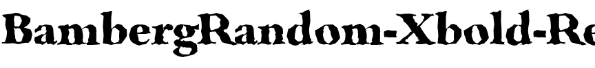 BambergRandom-Xbold Regular.ttf