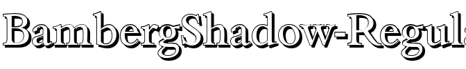 BambergShadow Regular.ttf