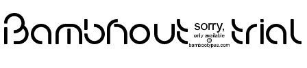Bambhout_trial Trial Version.ttf