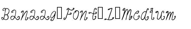 Banaag Font 1 Medium.ttf