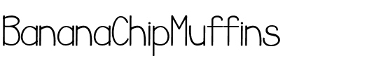 Banana Chip Muffins Regular.ttf