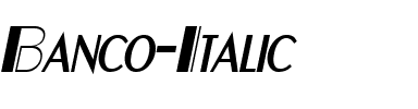 Banco Italic.ttf
