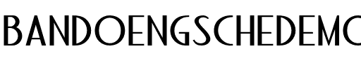 Bandoengsche DEMO Regular.otf
