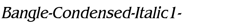 Bangle-Condensed Italic.ttf