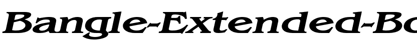 Bangle Extended BoldItalic.ttf