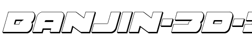 Banjin 3D Italic Italic.ttf